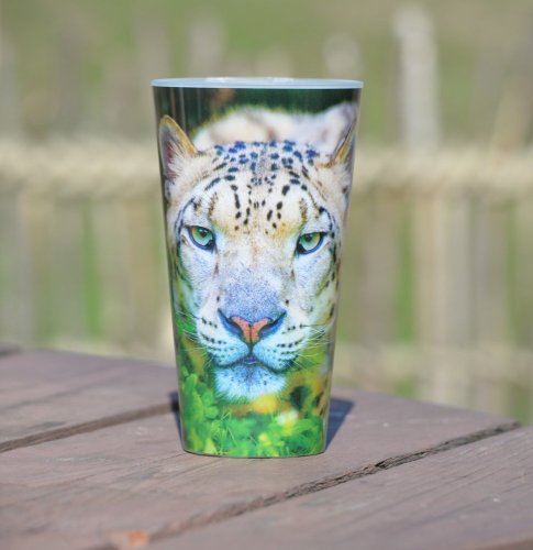 Kelímek 0,5l - různé motivy - Motiv: panda červená