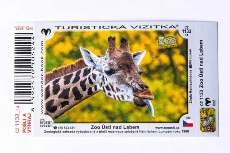 Turistická vizitka - Turistická vizitka: žirafa