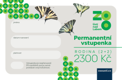 Roční vstupenka rodinná (2 dospělí + 2 děti)